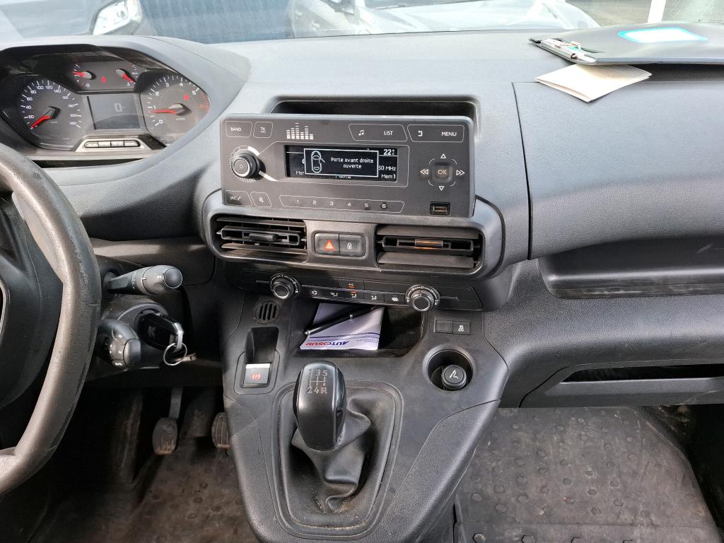 Peugeot PARTNER FOURGON STANDARD 650 KG BLUEHDI 100 S&S BVM5 PREMIUM 2021