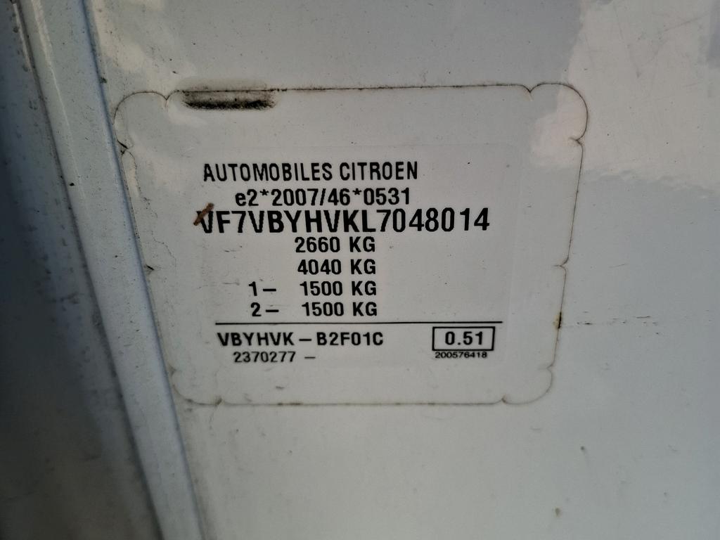 Citroen JUMPY FGN M BLUEHDI 120 S&S BVM6 DRIVER 300 NM 2020