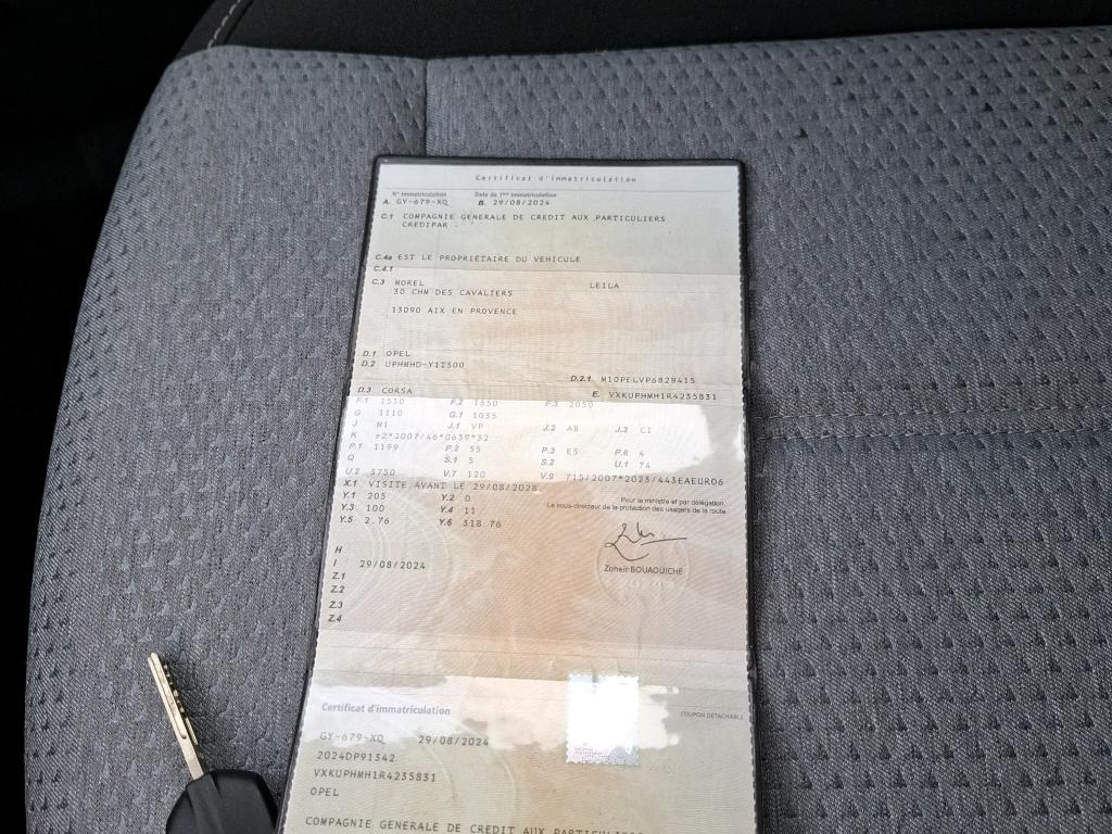 Opel Corsa 1.2 75 ch BVM5  2024