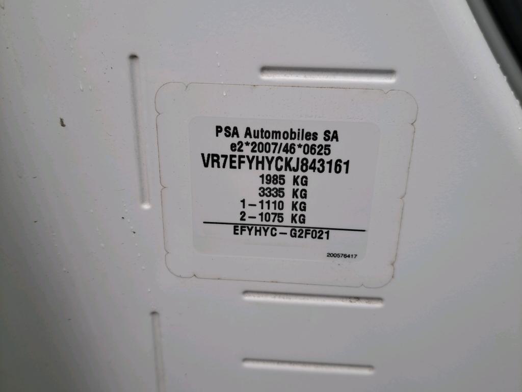 Citroen BERLINGO VAN M 650 BLUEHDI 100 S&S BVM5 CLUB 2019