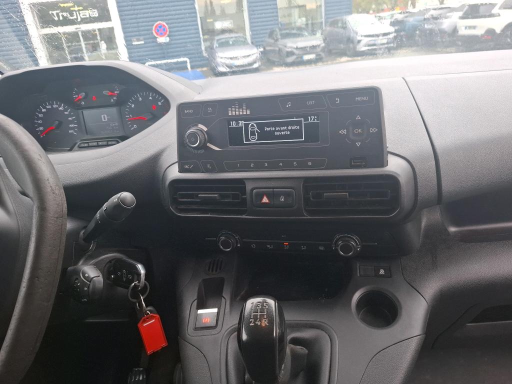 Peugeot PARTNER FOURGON STANDARD 650 KG BLUEHDI 100 S&S BVM5 PREMIUM 2021