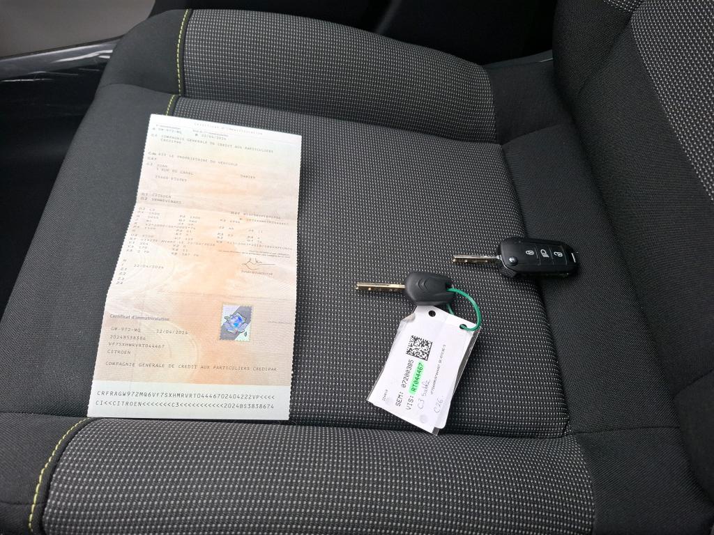 Citroen C3 PureTech 83 ch BVM5 You 2024