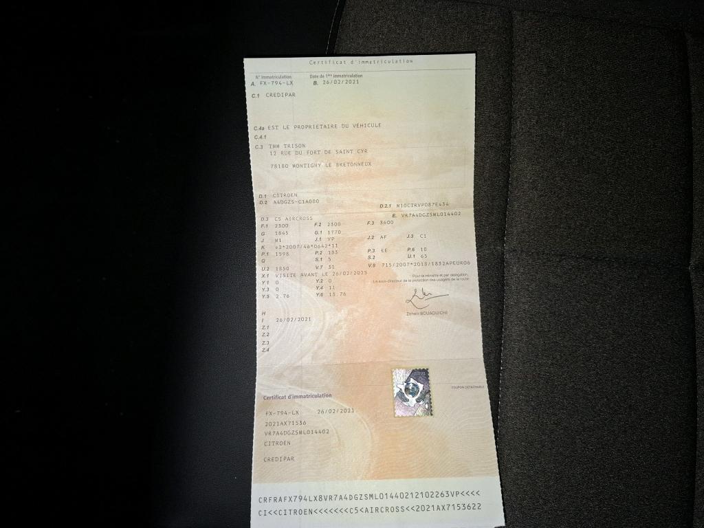 Citroen C5 Aircross Hybride Rechargeable 225 S&S e-EAT8 Business 2021