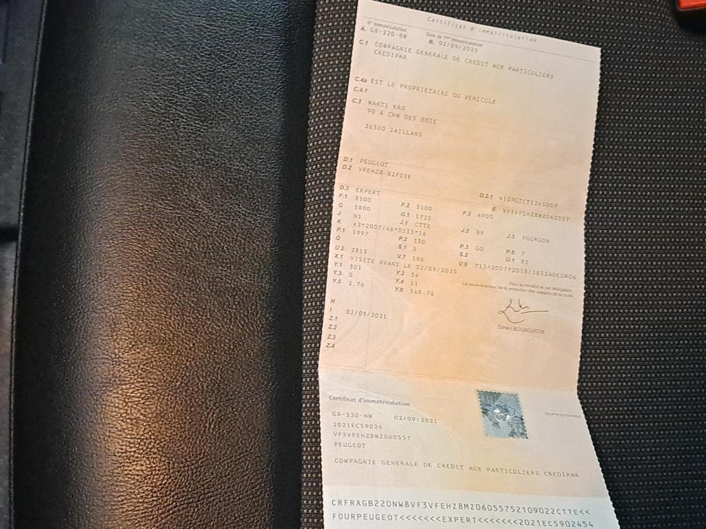 Peugeot EXPERT FGN TOLE LONG BLUEHDI 180 S&S EAT8 PACK SPORT 2021