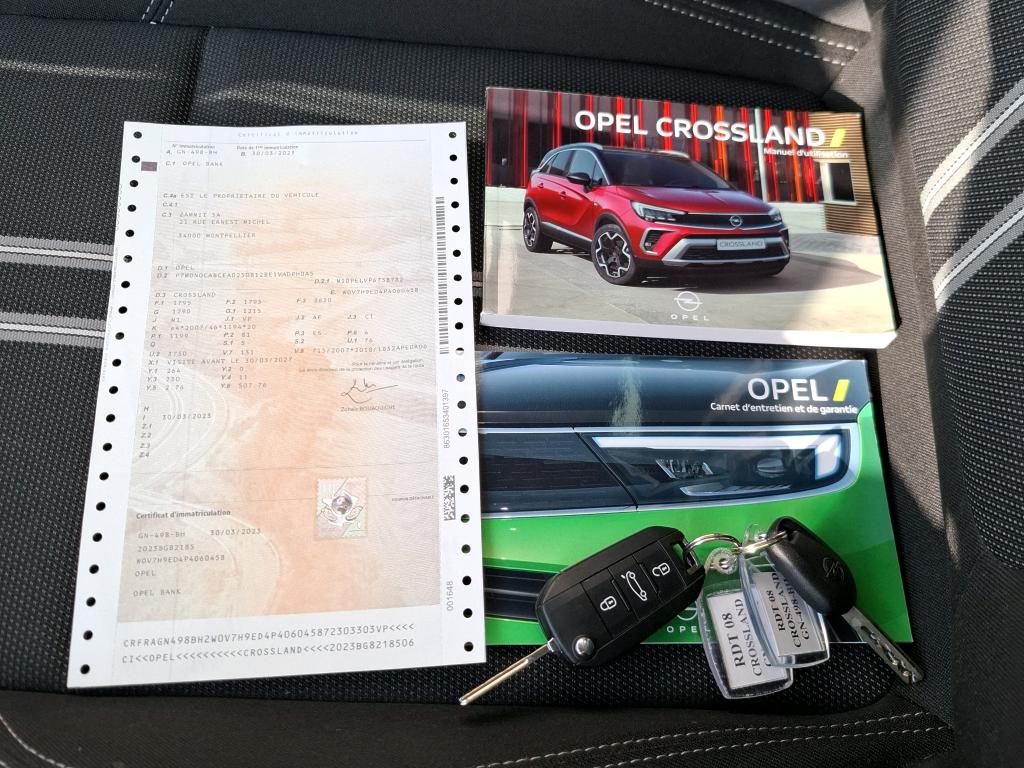 Opel Crossland 1.2 Turbo 110 ch BVM6 Elegance 2023