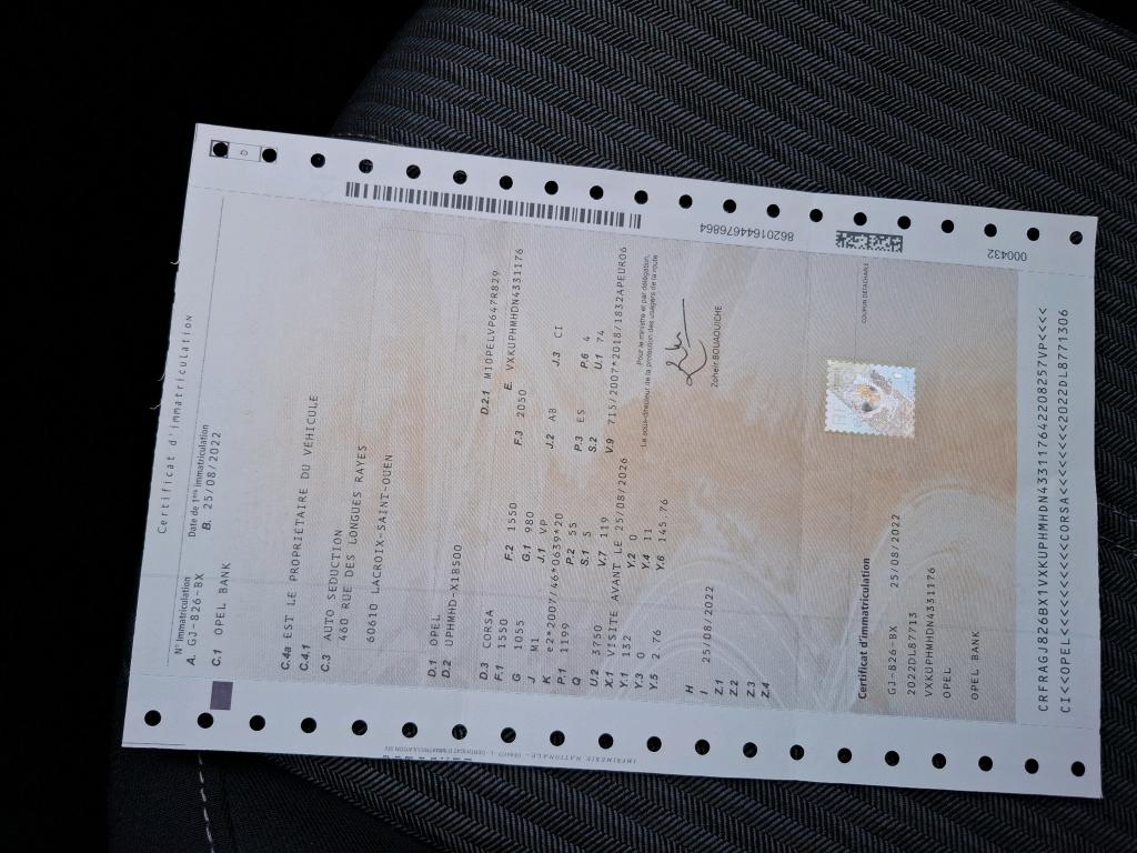 Opel Corsa 1.2 75 ch BVM5 Elegance Business 2022