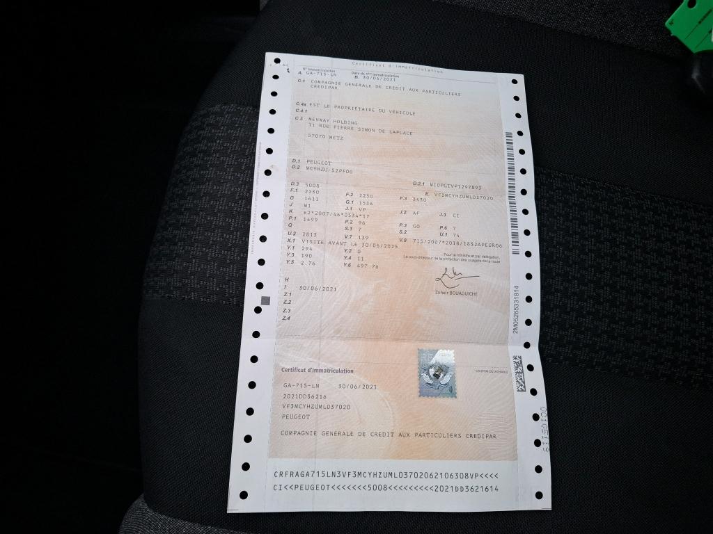 Peugeot 5008 BlueHDi 130ch S&S EAT8 Active Business 2021