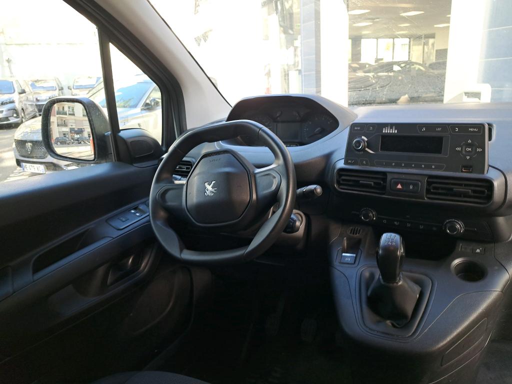 Peugeot PARTNER FOURGON STANDARD 650 KG BLUEHDI 75 BVM5 PREMIUM 2019