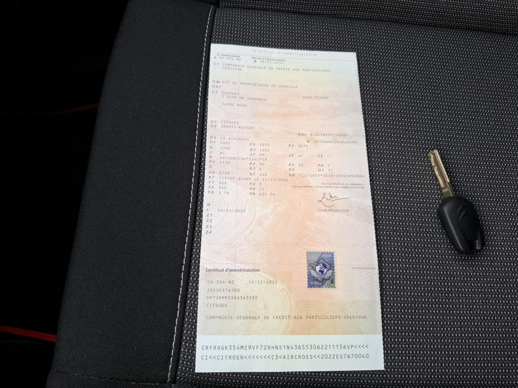 Citroen C3 Aircross PureTech 130 S&S EAT6 C-Series 2022