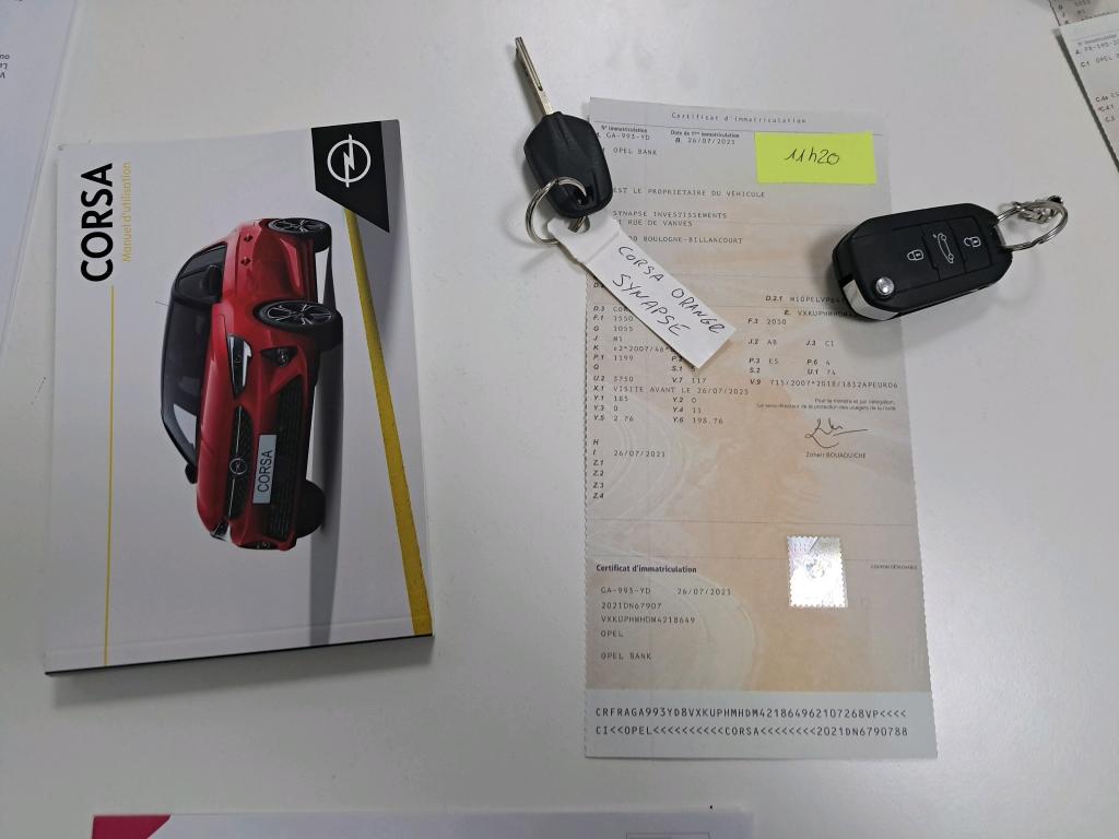 Opel Corsa 1.2 75 ch BVM5 Edition Business 2021