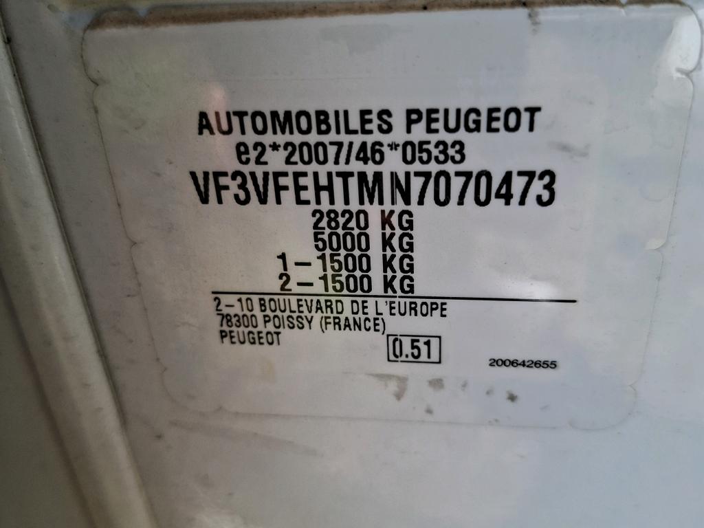 Peugeot EXPERT CA STANDARD BLUEHDI 145 S&S BVM6 FIXE ASPHALT 2022