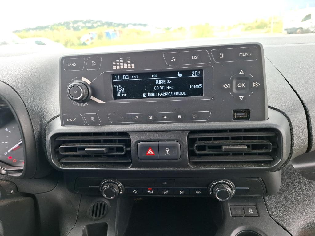 Citroen BERLINGO VAN M 650 BLUEHDI 100 S&S BVM5 CLUB 2020