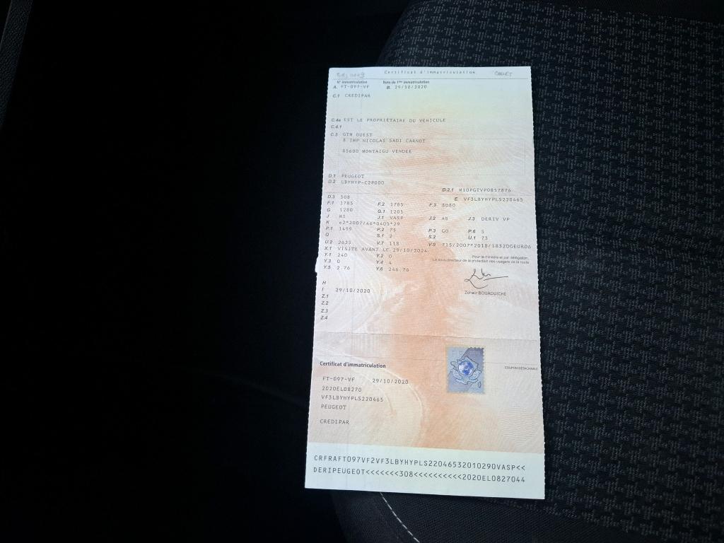 Peugeot 308 AFFAIRE BLUEHDI 100 S&S BVM6 PREMIUM PACK 2020