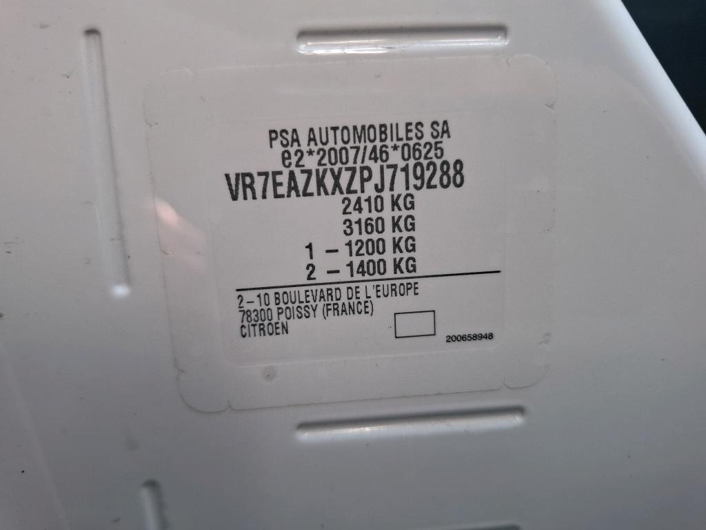 Citroen E-BERLINGO VAN M 800 100 KW (136 CH) BATTERIE 50 KWH  2023