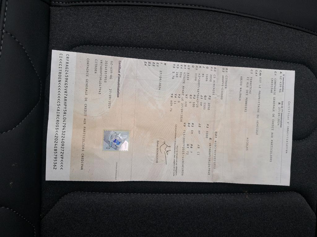 Citroen C5 Aircross Hybride 136 e-DCS6 Plus 2024