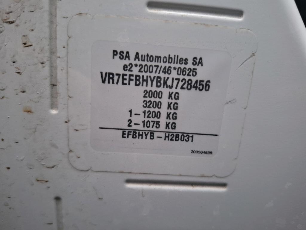 Citroen BERLINGO VAN M 650 BLUEHDI 100 S&S CLUB 2019