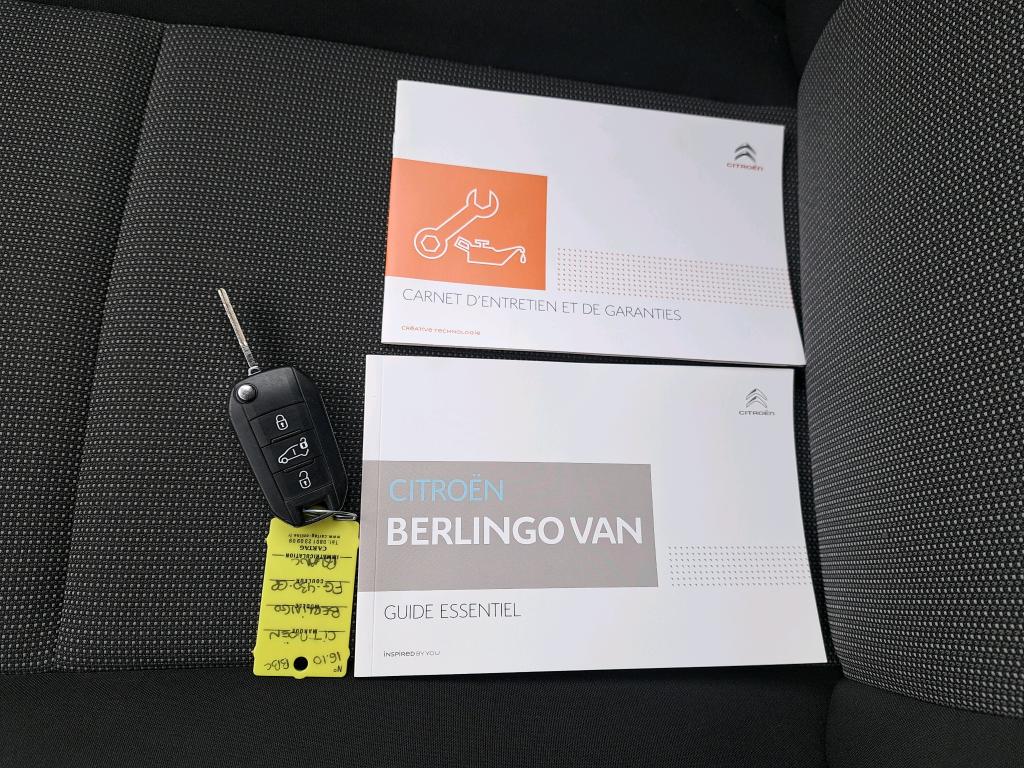 Citroen BERLINGO VAN M 650 BLUEHDI 100 S&S CLUB 2019