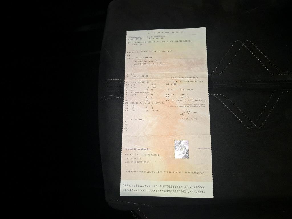 DS DS7 Crossback BlueHDi 130 EAT8 Performance Line 2021