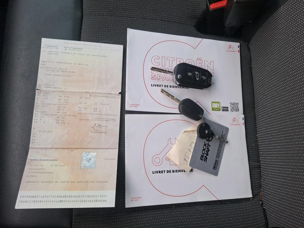 Citroen JUMPY FGN XL BLUEHDI 120 S&S BVM6 DRIVER 340 NM 2021