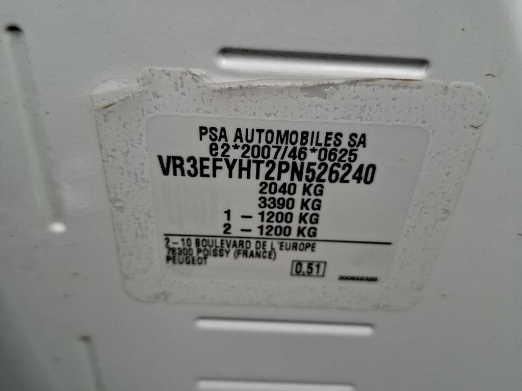 Peugeot PARTNER FOURGON M 650 KG BLUEHDI 100 S&S BVM6 2023