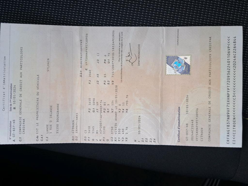 Citroen C3 PureTech 110 ch EAT6 Max 2024