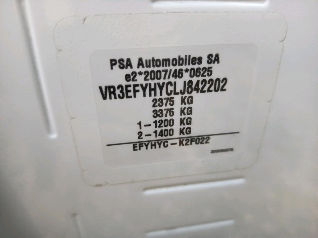 Peugeot PARTNER FOURGON LONG 950 KG BLUEHDI 100 S&S BVM5 ASPHALT 2020