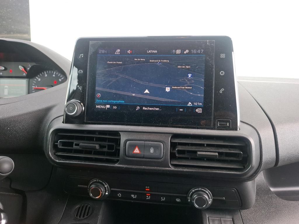 Peugeot PARTNER FOURGON STANDARD 650 KG BLUEHDI 100 S&S BVM5 ASPHALT 2021