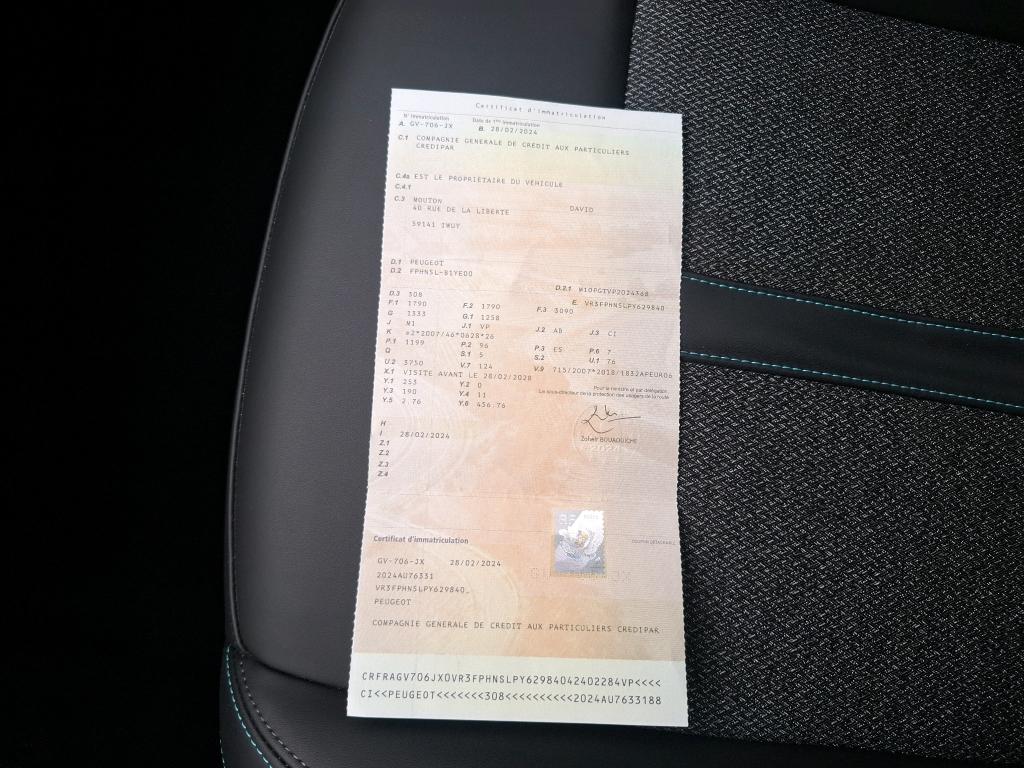 Peugeot 308 PureTech 130ch S&S BVM6 Active Pack 2024