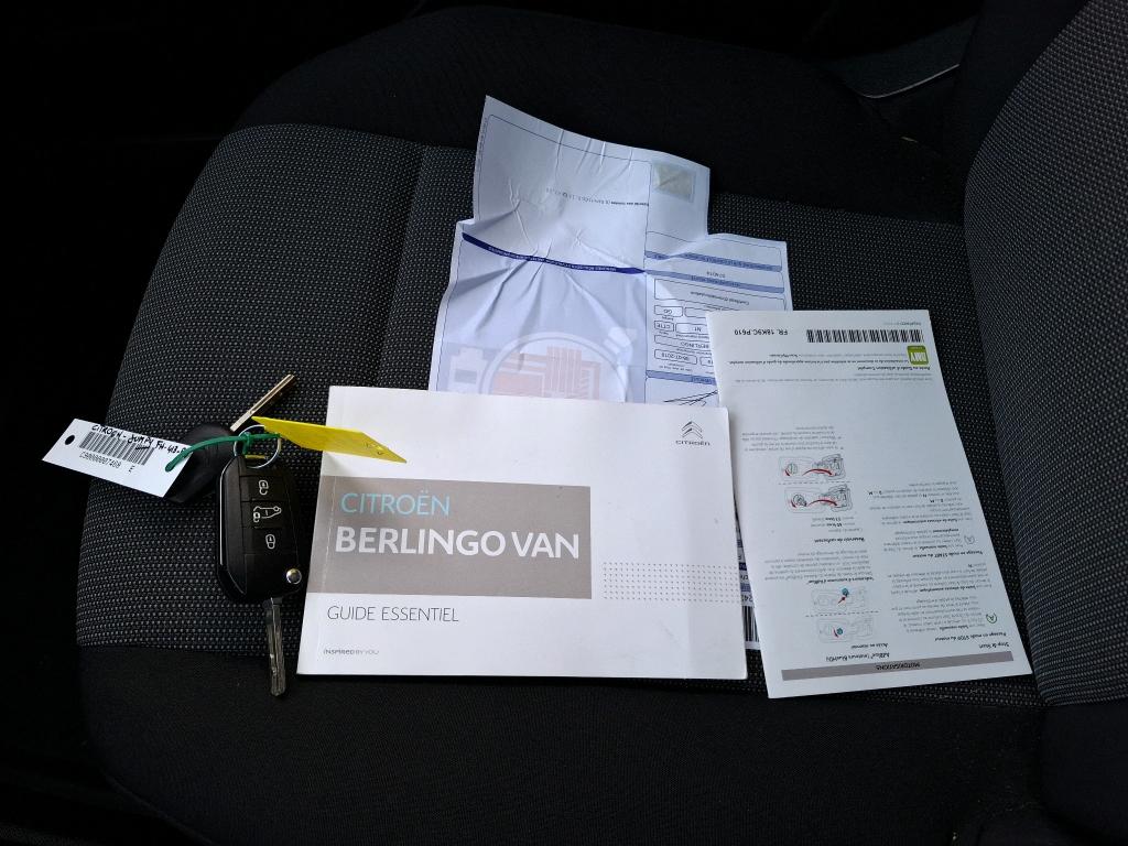 Citroen BERLINGO VAN M 650 BLUEHDI 100 S&S CLUB 2019