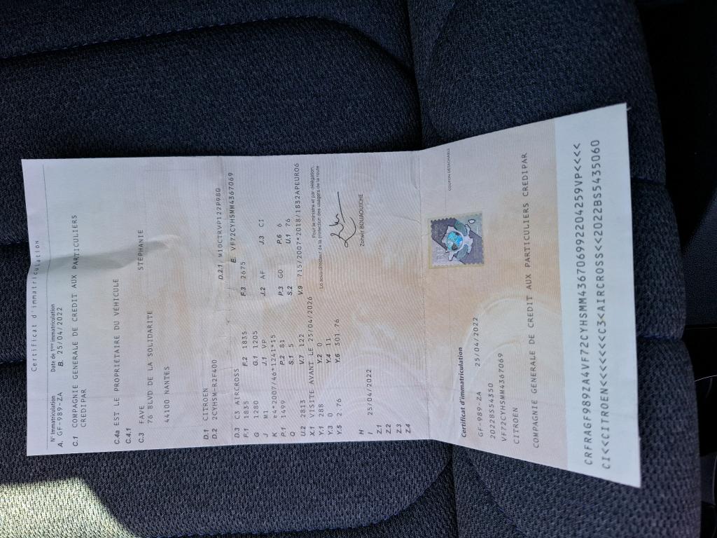 Citroen C3 Aircross BlueHDi 110 S&S BVM6 Feel Pack 2022