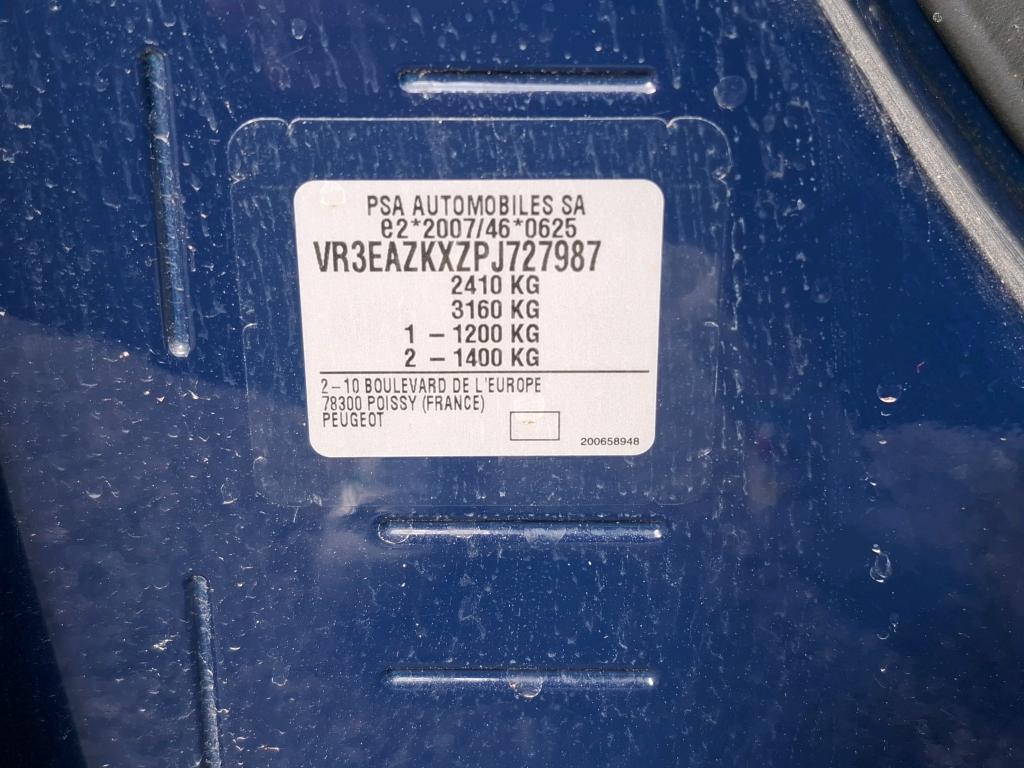 Peugeot E-PARTNER FOURGON M 800 KG 136 CH BATTERIE 50 KWH  2023