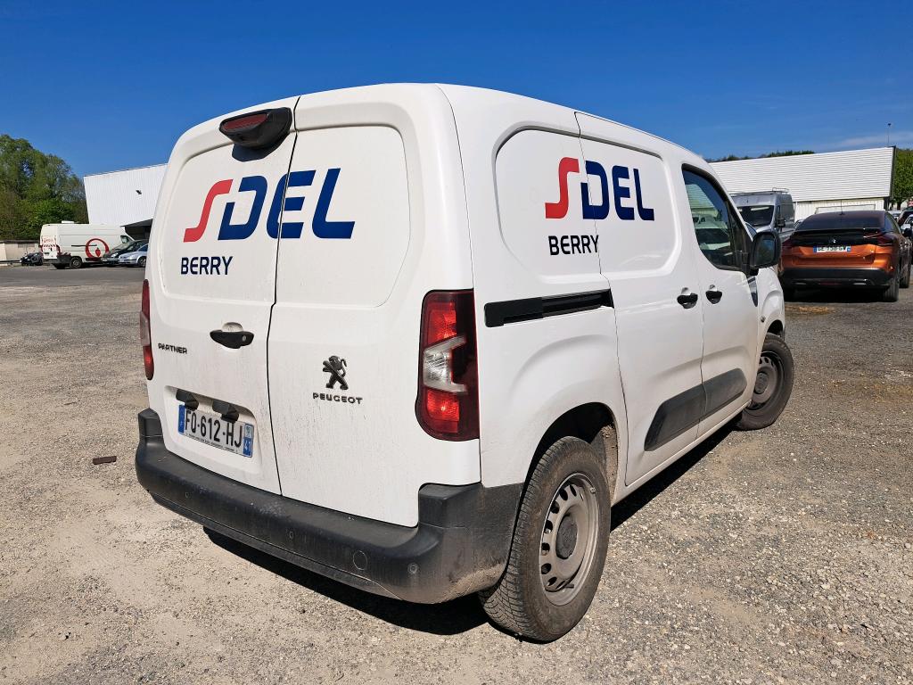 Peugeot PARTNER FOURGON STANDARD 1000 KG BLUEHDI 100 S&S BVM5 GRIP 2020
