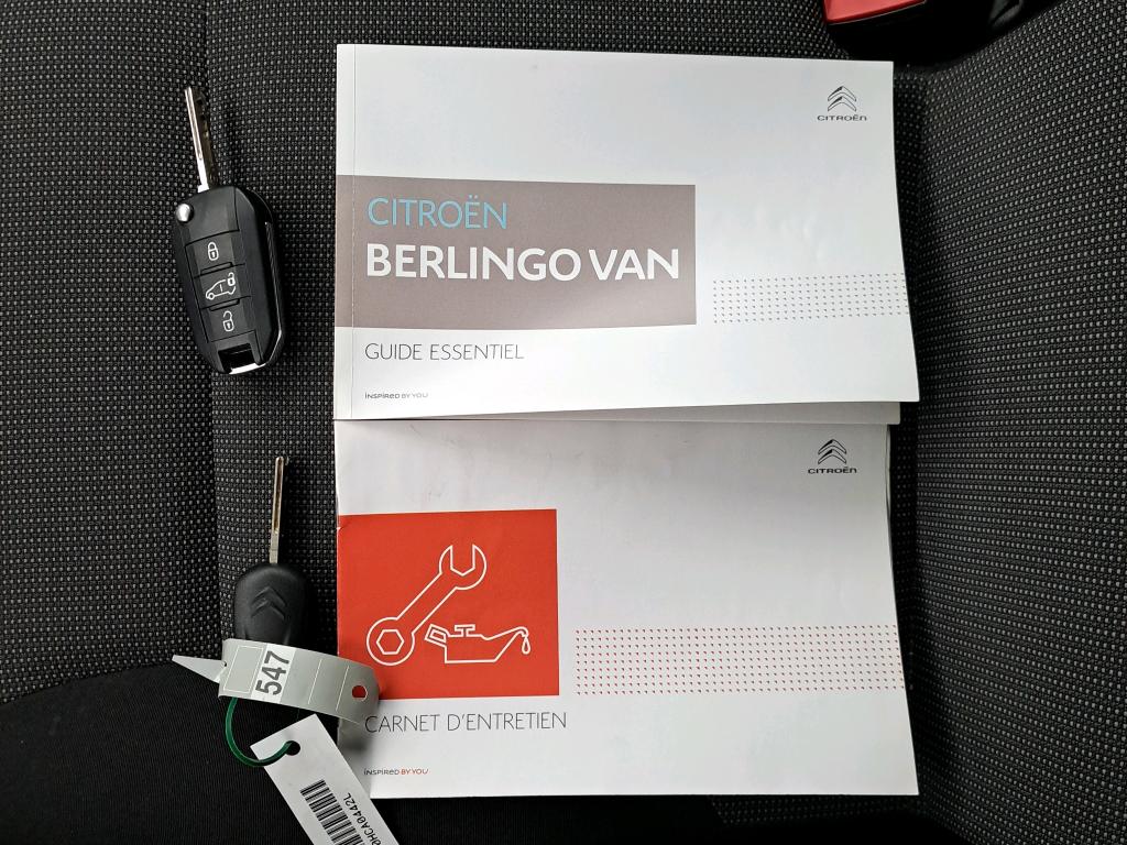 Citroen BERLINGO VAN M 650 BLUEHDI 100 S&S CLUB 2019