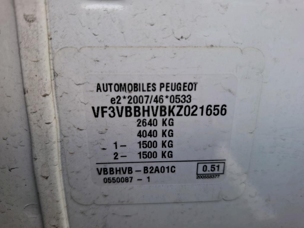 Peugeot EXPERT FGN TOLE STANDARD BLUEHDI 95 BVM5 PREMIUM 2019