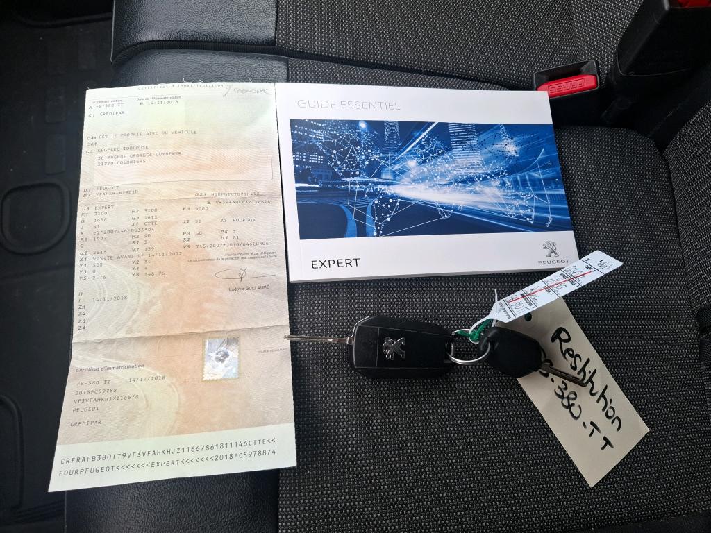 Peugeot EXPERT FGN TOLE STANDARD BLUEHDI 120 S&S BVM6 PREMIUM PACK 2018