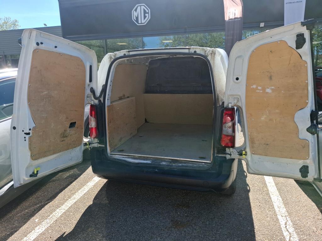 Peugeot PARTNER FOURGON STANDARD 650 KG BLUEHDI 100 S&S BVM6 ASPHALT 2022