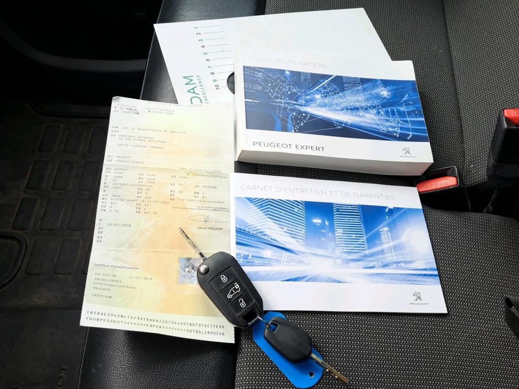 Peugeot EXPERT FGN TOLE STANDARD BLUEHDI 120 S&S BVM6 PREMIUM PACK 2018
