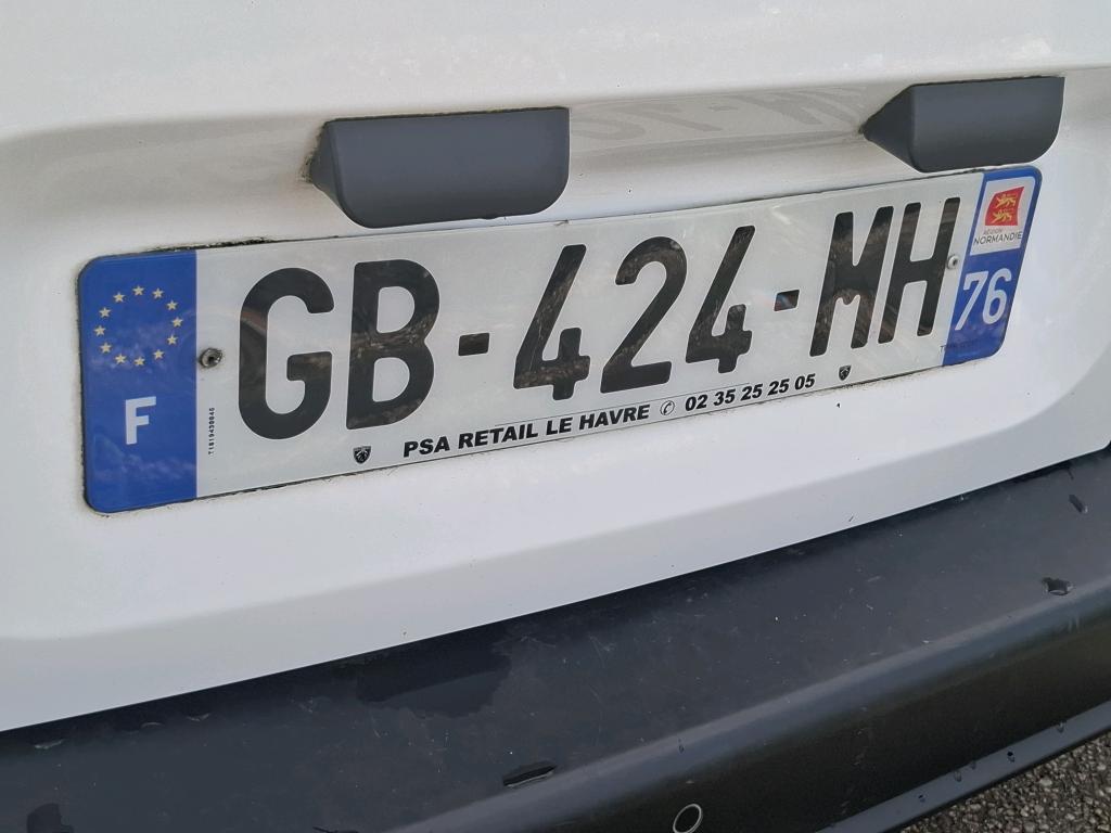 Peugeot PARTNER FOURGON STANDARD 650 KG BLUEHDI 75 BVM5 PREMIUM 2021