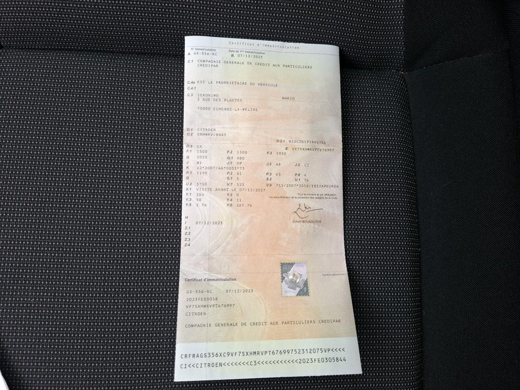 Citroen C3 PureTech 83 ch BVM5 You 2023