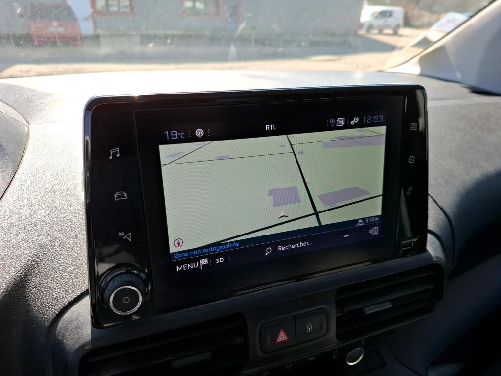 Peugeot PARTNER FOURGON STANDARD 650 KG BLUEHDI 100 S&S BVM5 ASPHALT 2019