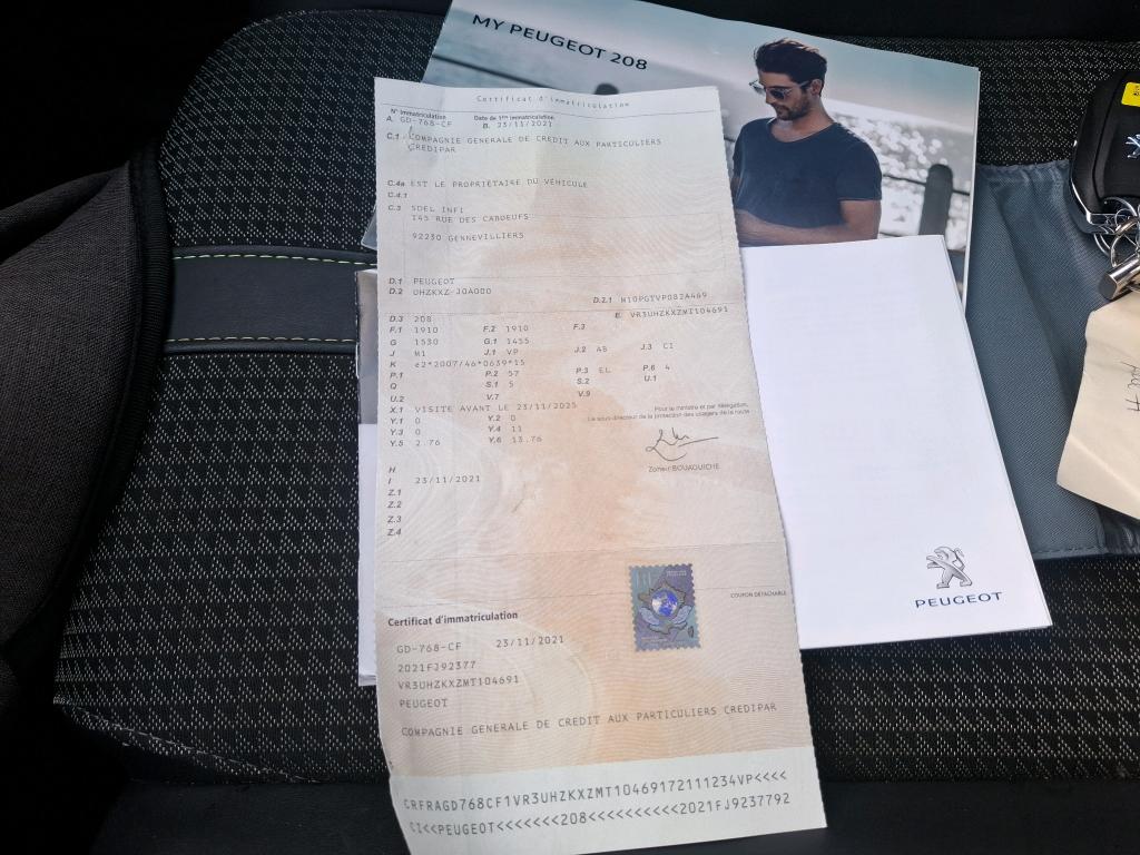 Peugeot 208 Electrique 50 kWh 136ch GT 2021