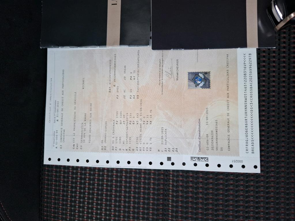 DS DS3 Crossback PureTech 155 EAT8 Performance Line+ 2022