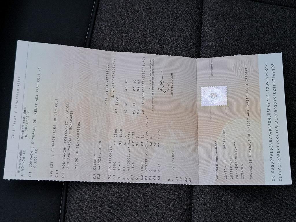 Citroen C5 Aircross Hybride Rechargeable 225 S&S e-EAT8 Business 2021