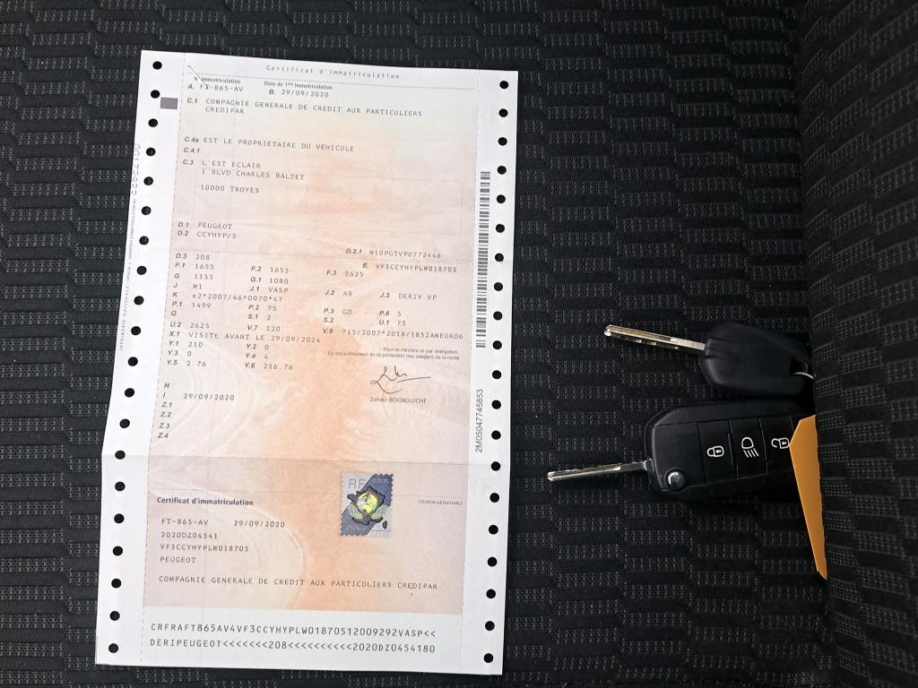 Peugeot 208 BLUEHDI 100 S&S BVM5 ACTIVE BUSINESS R' 2020