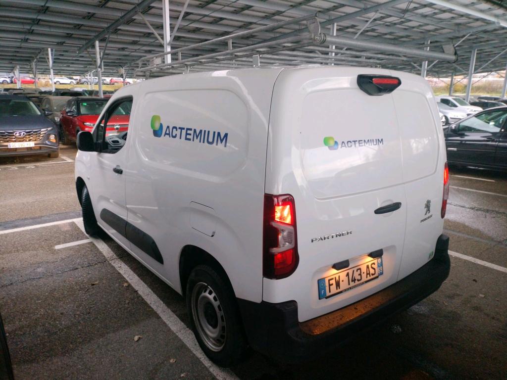 Peugeot PARTNER FOURGON STANDARD 650 KG BLUEHDI 100 S&S BVM5 ASPHALT 2020