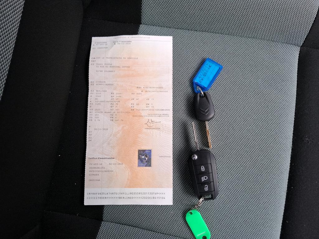 Citroen Berlingo Taille M BlueHDi 100 S&S BVM Live 2020