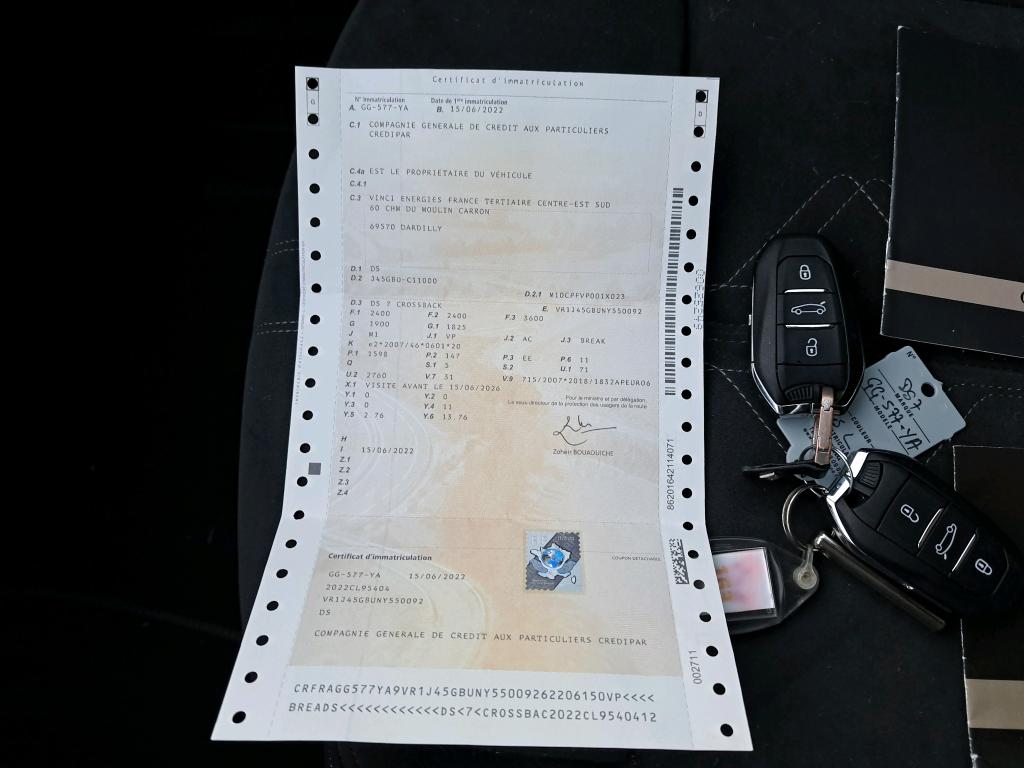 DS DS7 Crossback Hybride E-Tense 300 EAT8 4x4 Performance Line+ 2022