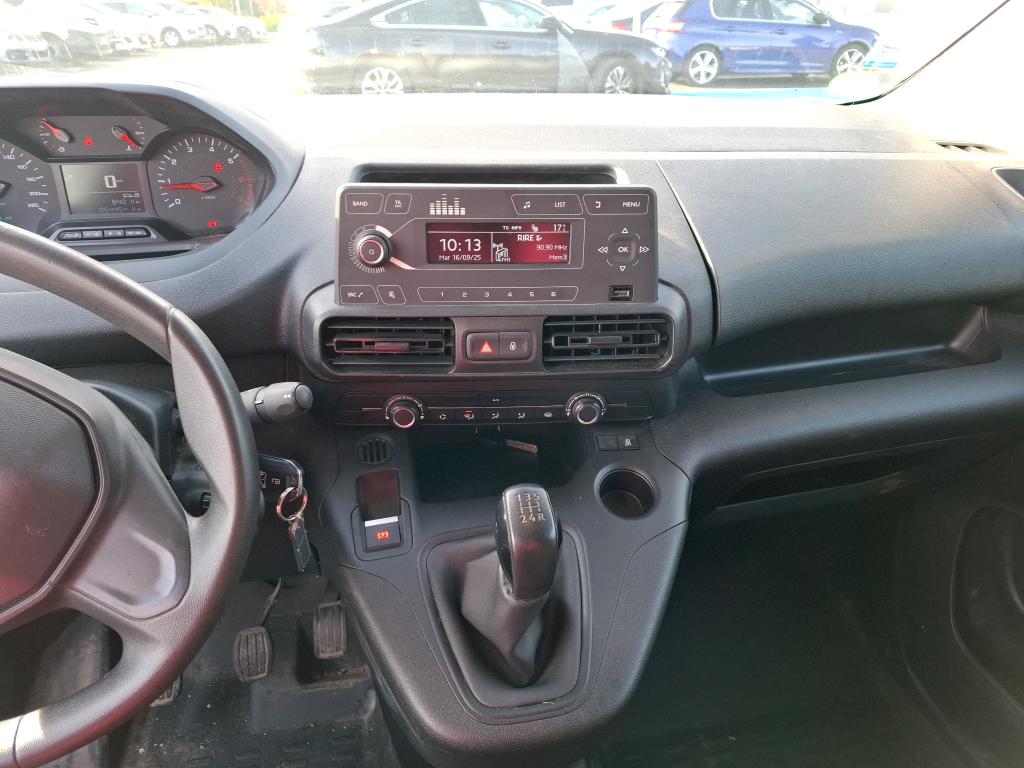 Peugeot PARTNER FOURGON STANDARD 650 KG BLUEHDI 100 S&S BVM5 PREMIUM 2020