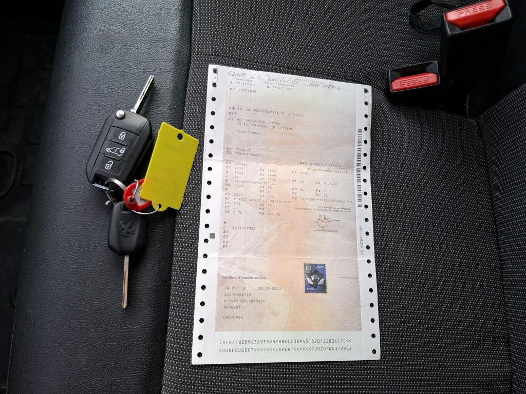 Peugeot EXPERT FGN TOLE STANDARD BLUEHDI 100 S&S BVM6 PREMIUM 2020
