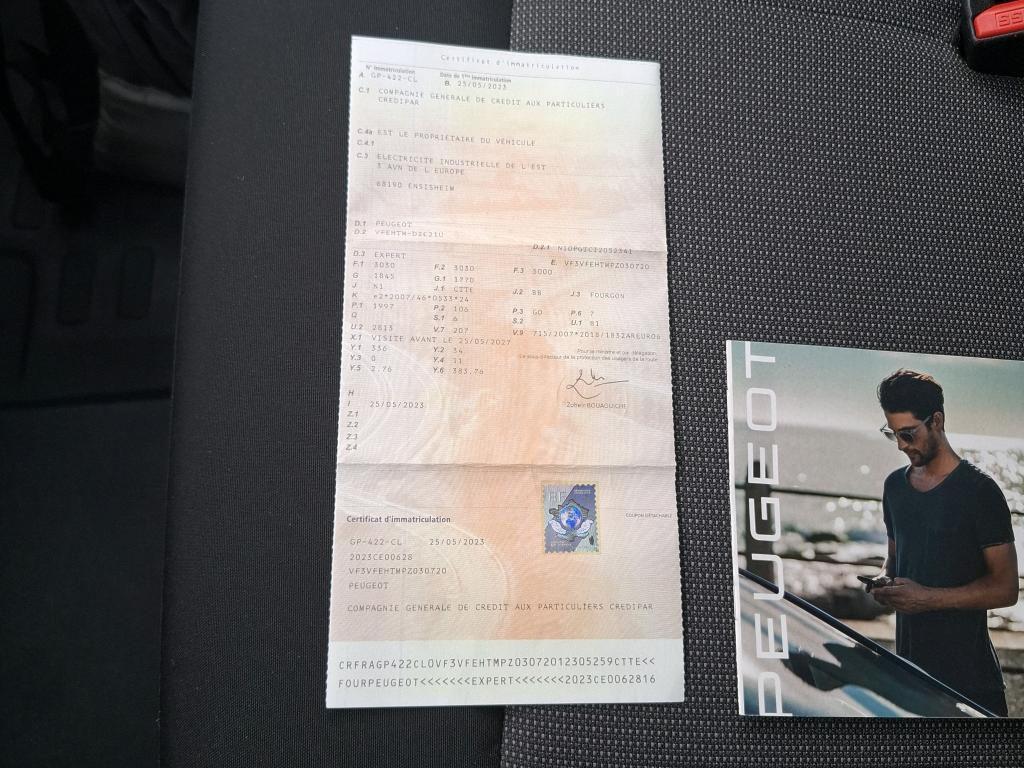 Peugeot EXPERT CA REPLIABLE XL BLUEHDI 145 BVM6  2023
